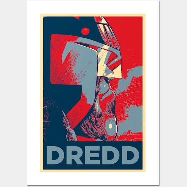 DREDD HOPE Wall Art by TEEVEETEES